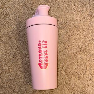 Pink blender bottler shaker